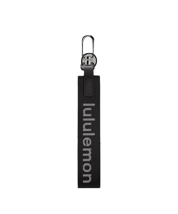 Lululemon Never Lost Keychain Black/White