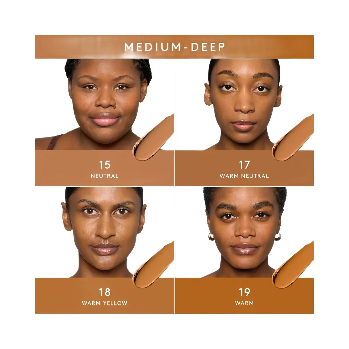 Fenty Beauty Eaze Drop Blur + Smooth Tint Stick '18 Medium Deep with warm yellow undertones'