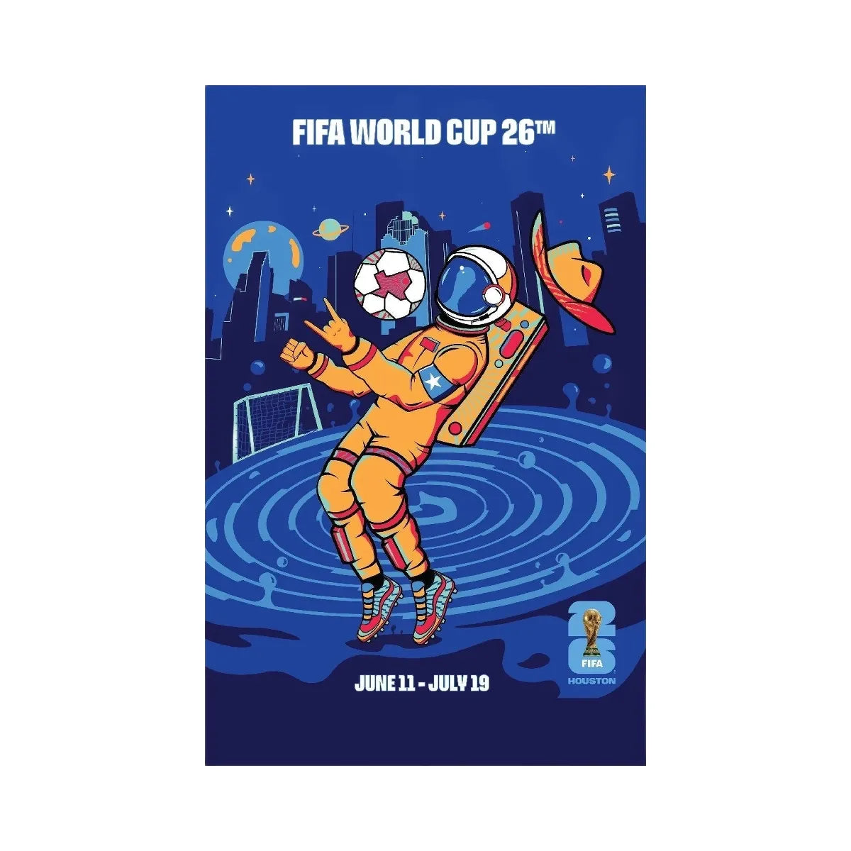 FIFA World Cup 2026 Houston Host City Poster