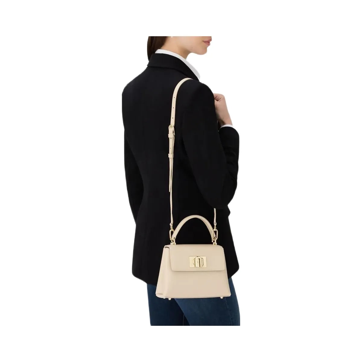 Furla Sfera Senape+Vaniglia Int.