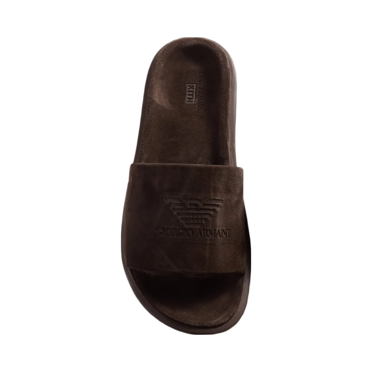 Giorgio Armani x Kith Suede Slides - Pepe