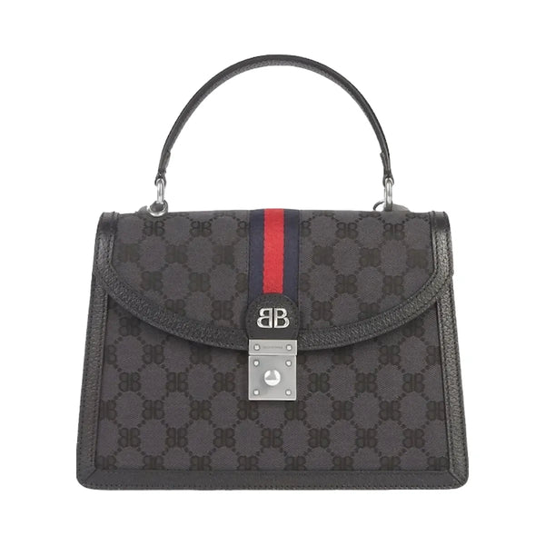Gucci X Balenciaga The Hacker Project Small Handbag Black