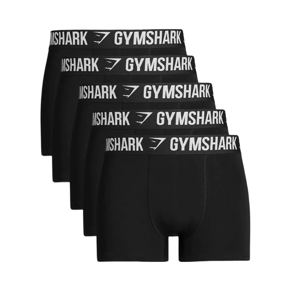 Gymshark Boxer Brief 5PK "Black"