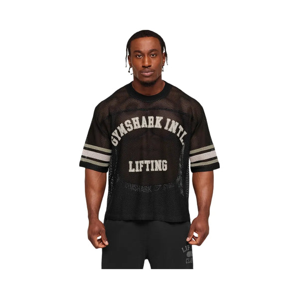 Gymshark Collective Mesh Contrast Jersey "Black"