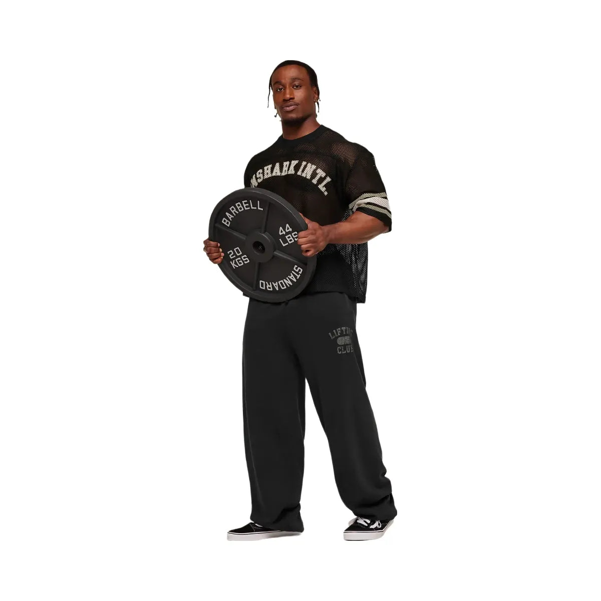 Gymshark Collective Mesh Contrast Jersey "Black"