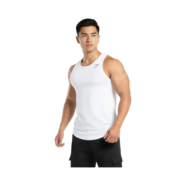 Gymshark Critical Tank Slim Fit White