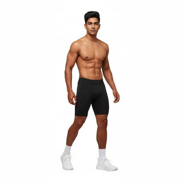 Gymshark everywear Warp Knit Half Tight - Black