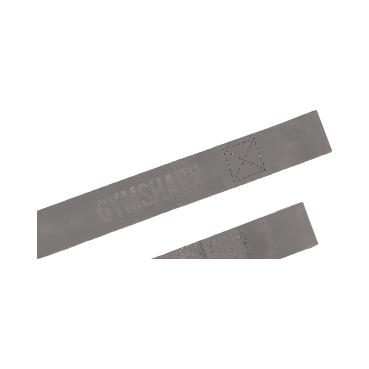 Gymshark Leather Lifting Straps "Pitch Grey"