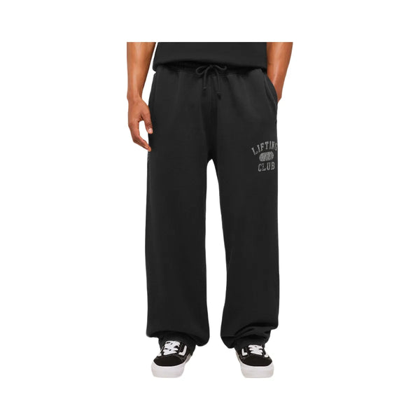Gymshark Retro Collegiate Graphic Wide Leg Pants "Black"