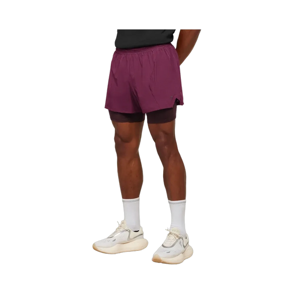 Gymshark Running 4" 2-in-1 Shorts - Strength Pink/Cherry Purple