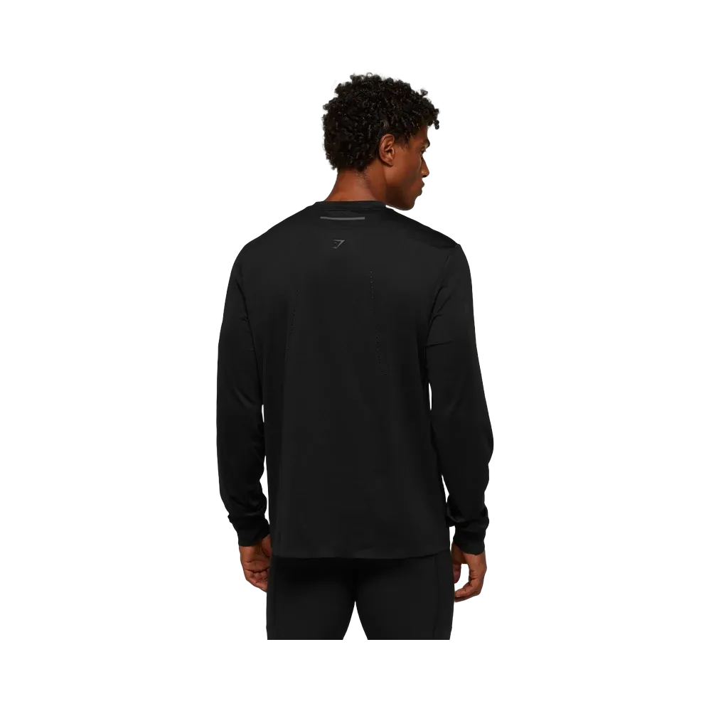 Gymshark Running Elite Long Sleeve T-Shirt - Black