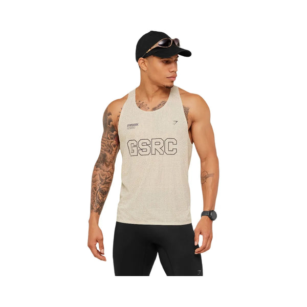 Gymshark Running Elite Race Vest "Pebble Grey"