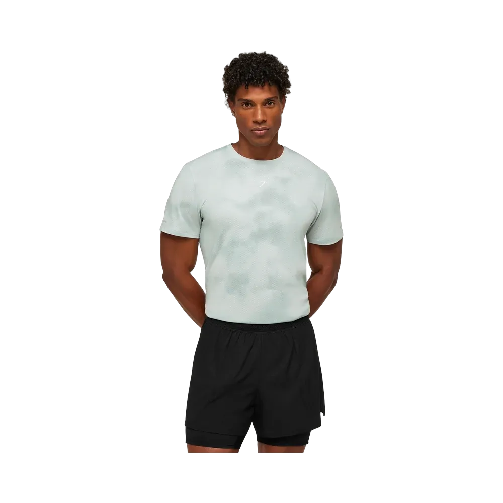 Gymshark Running T-Shirt - Light Grey