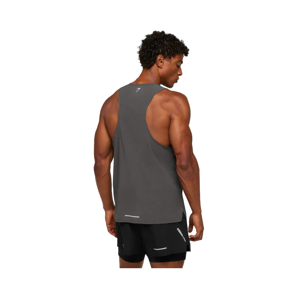 Gymshark Running Tank - Onyx Grey