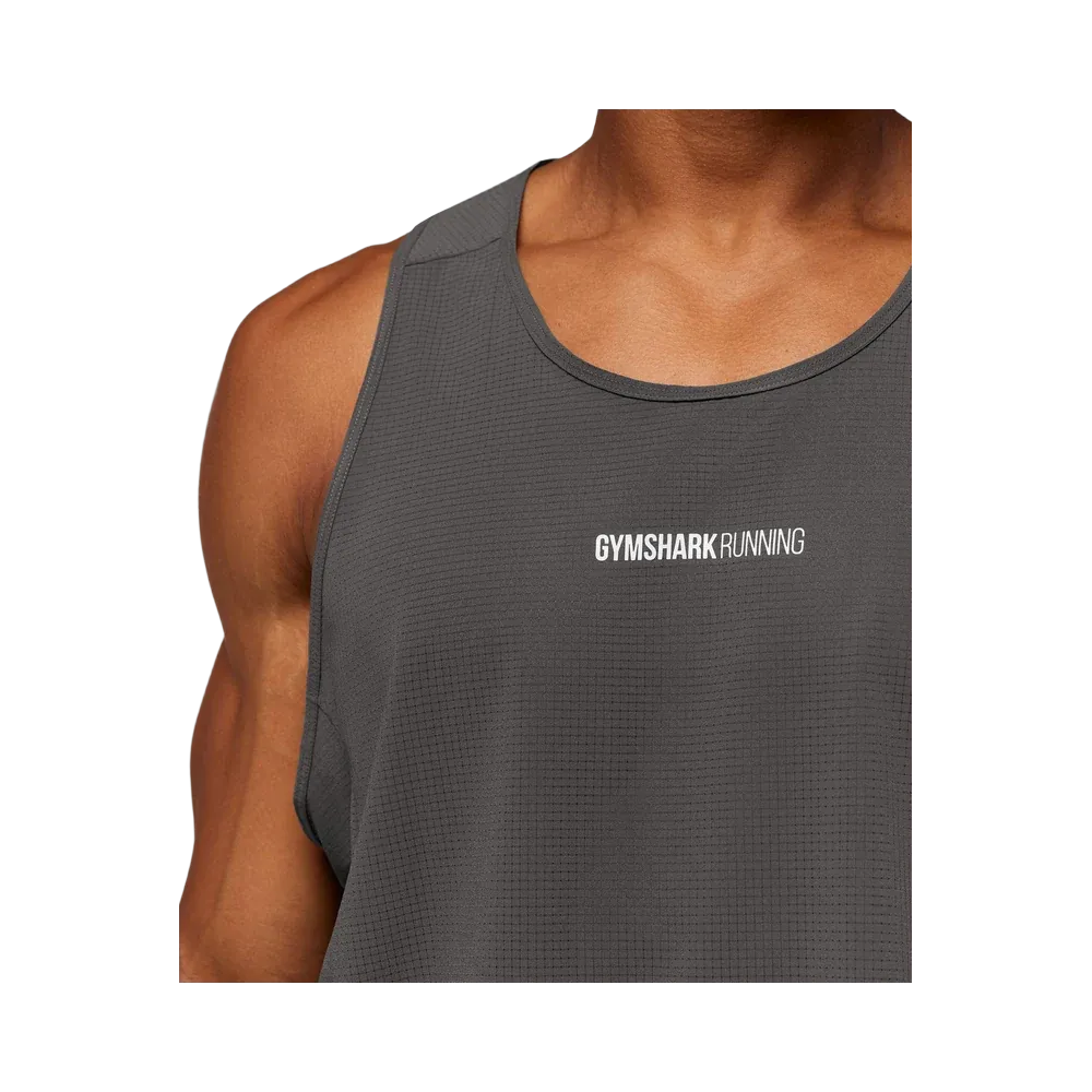 Gymshark Running Tank - Onyx Grey