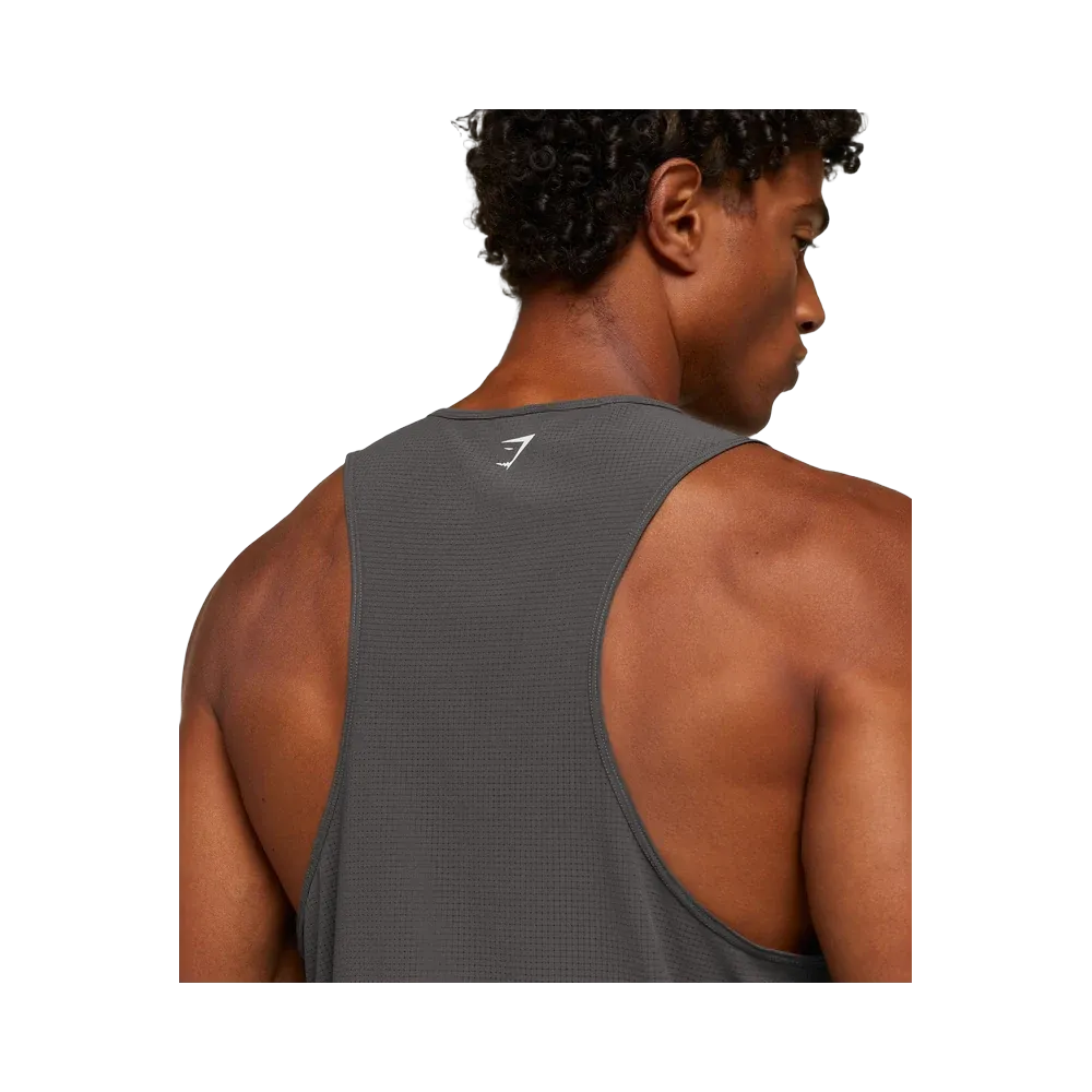 Gymshark Running Tank - Onyx Grey