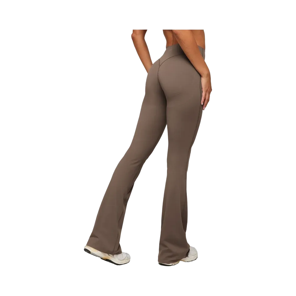 Gymshark Shape Flared Tall Leggings - Soft Brown