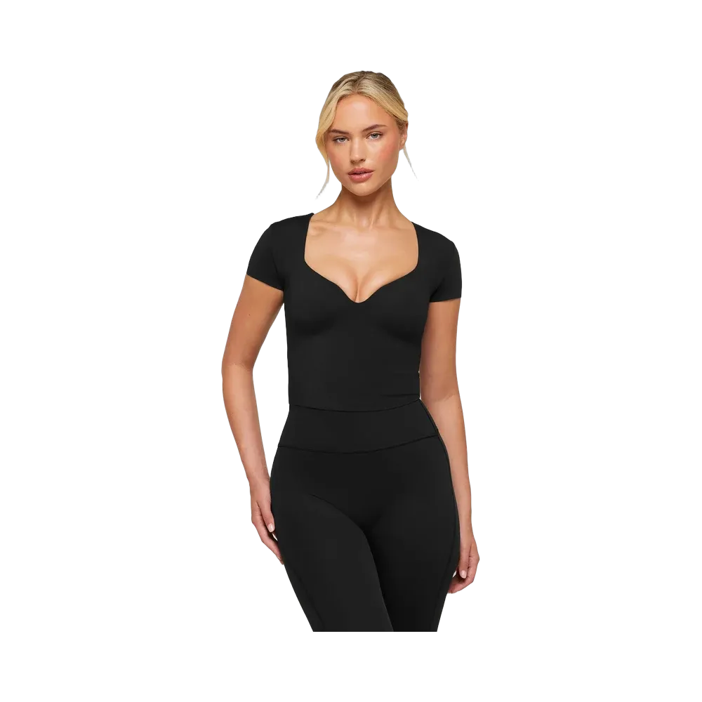 Gymshark Shape Push Up T-Shirt - Black