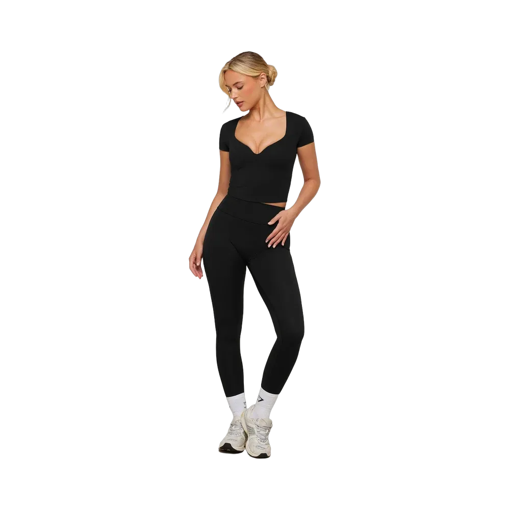 Gymshark Shape Push Up T-Shirt - Black