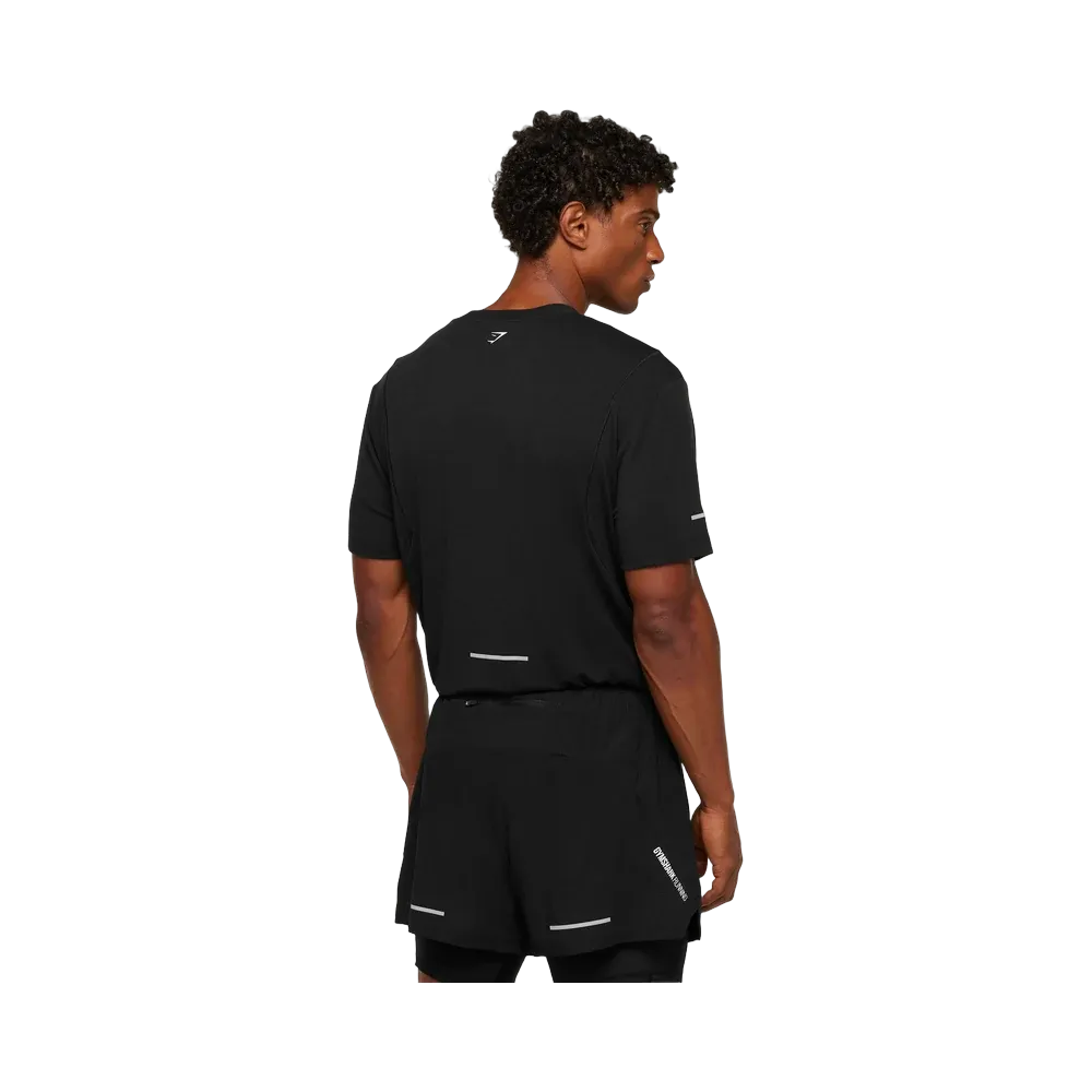 Gymshark Super Soft Running T-Shirt - Black