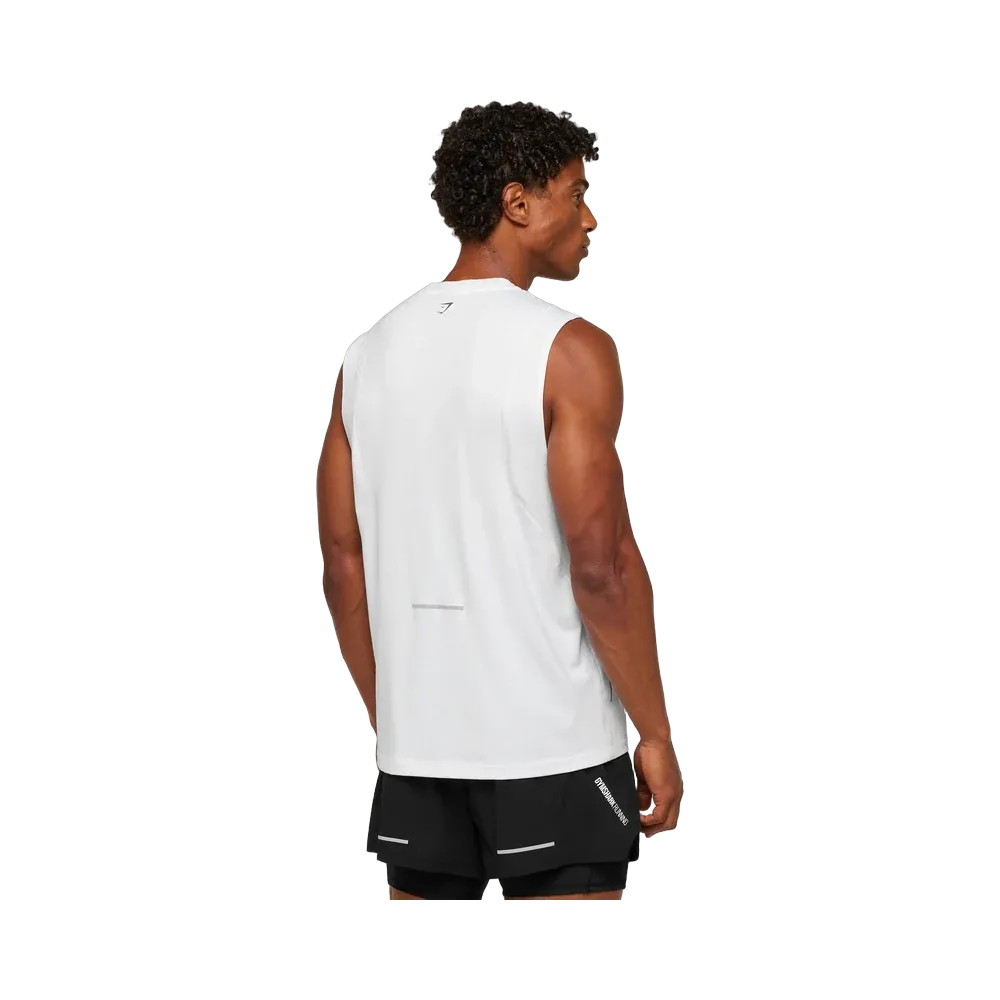 Gymshark Super Soft Running Tank - White