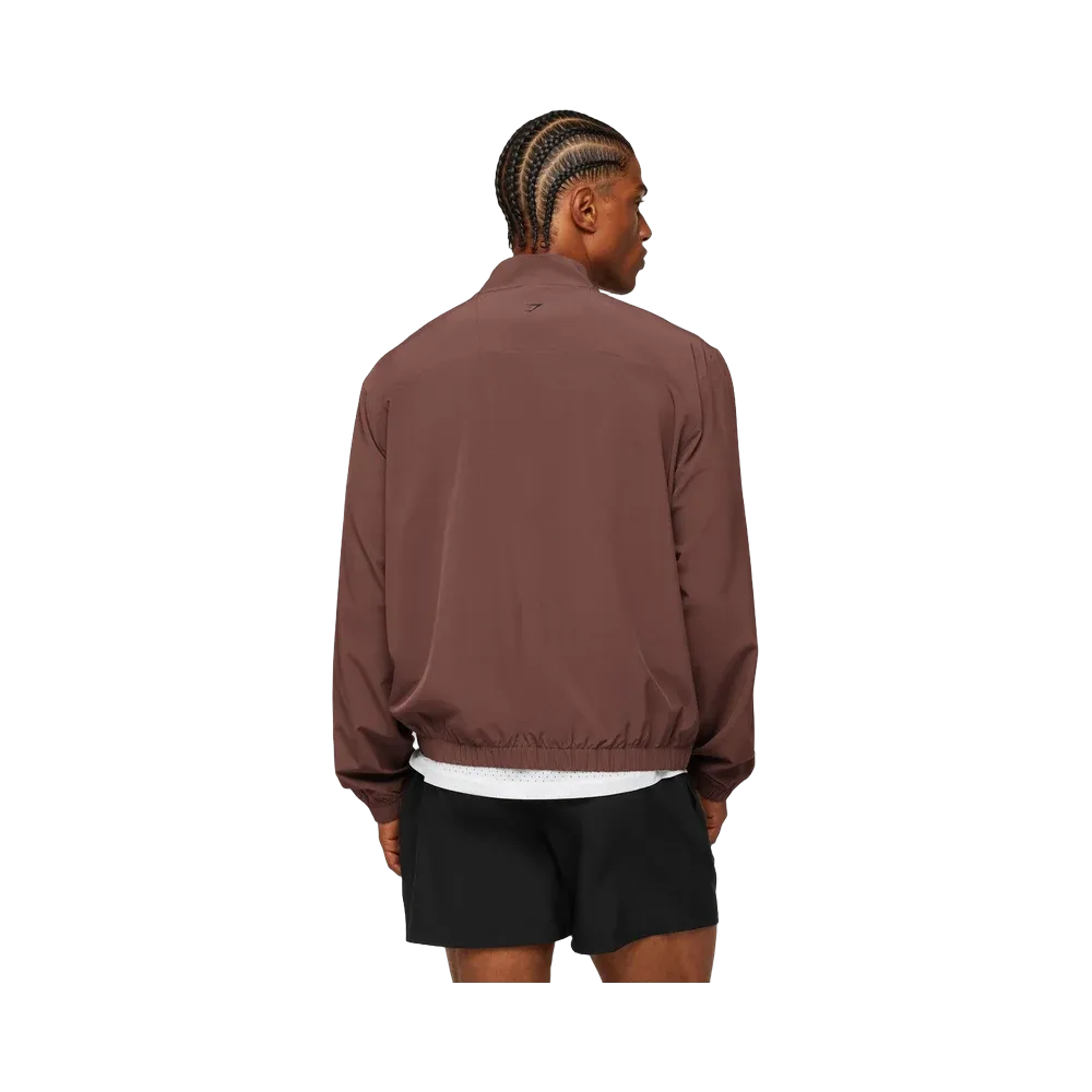 Gymshark Train Track Jacket - Espresso Brown