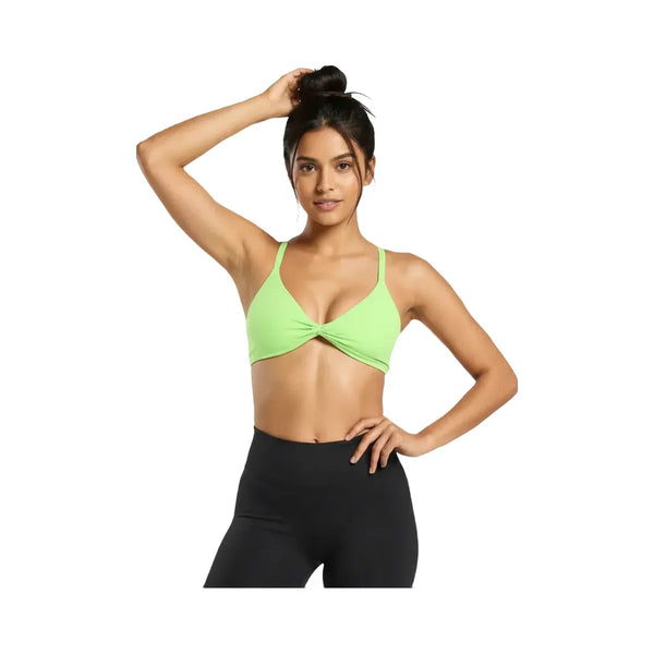 Gymshark Twist Front Bralette - Light Support Energy Gelato Green