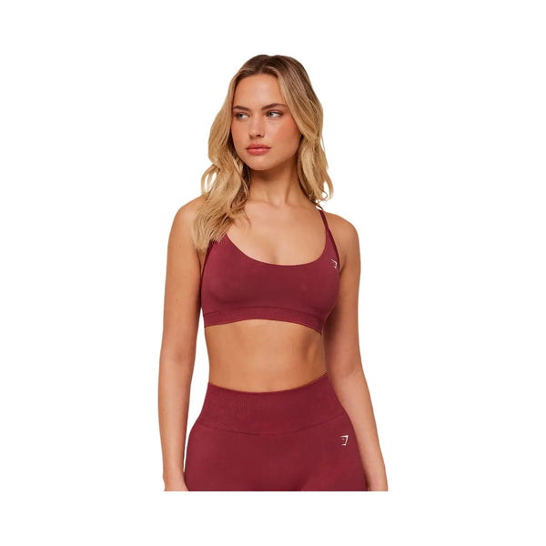 Gymshark Washed Sports Bra "Red Wash"