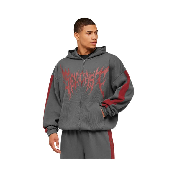 Gymshark x Carlos Belcast Zip Up Hoodie "Grey"