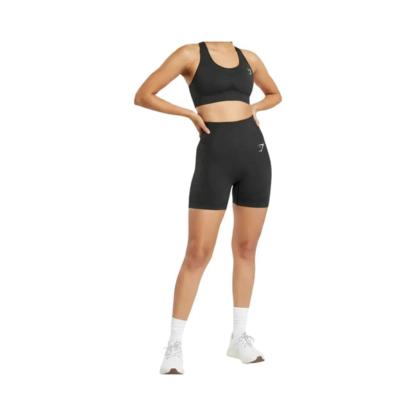 Gymshasrk Vital Shorts compression fit Black Marl