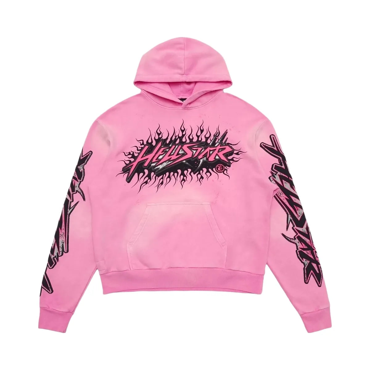 Hellstar Brainwashed Without Brain Hoodie Pink