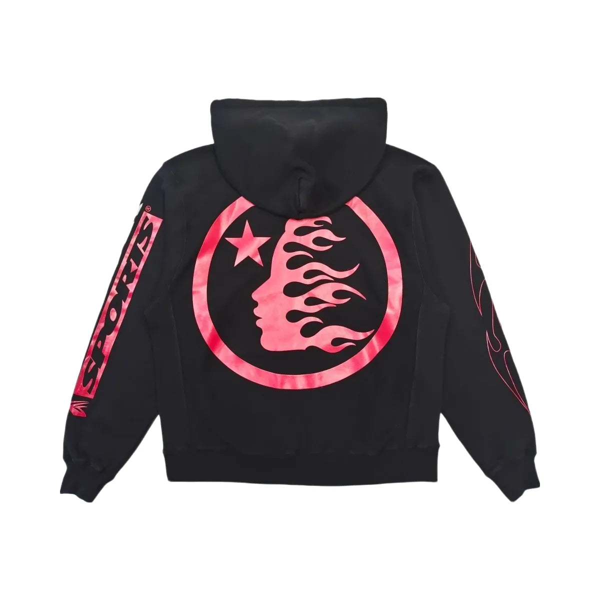 Hellstar Future Flame Hoodie Black