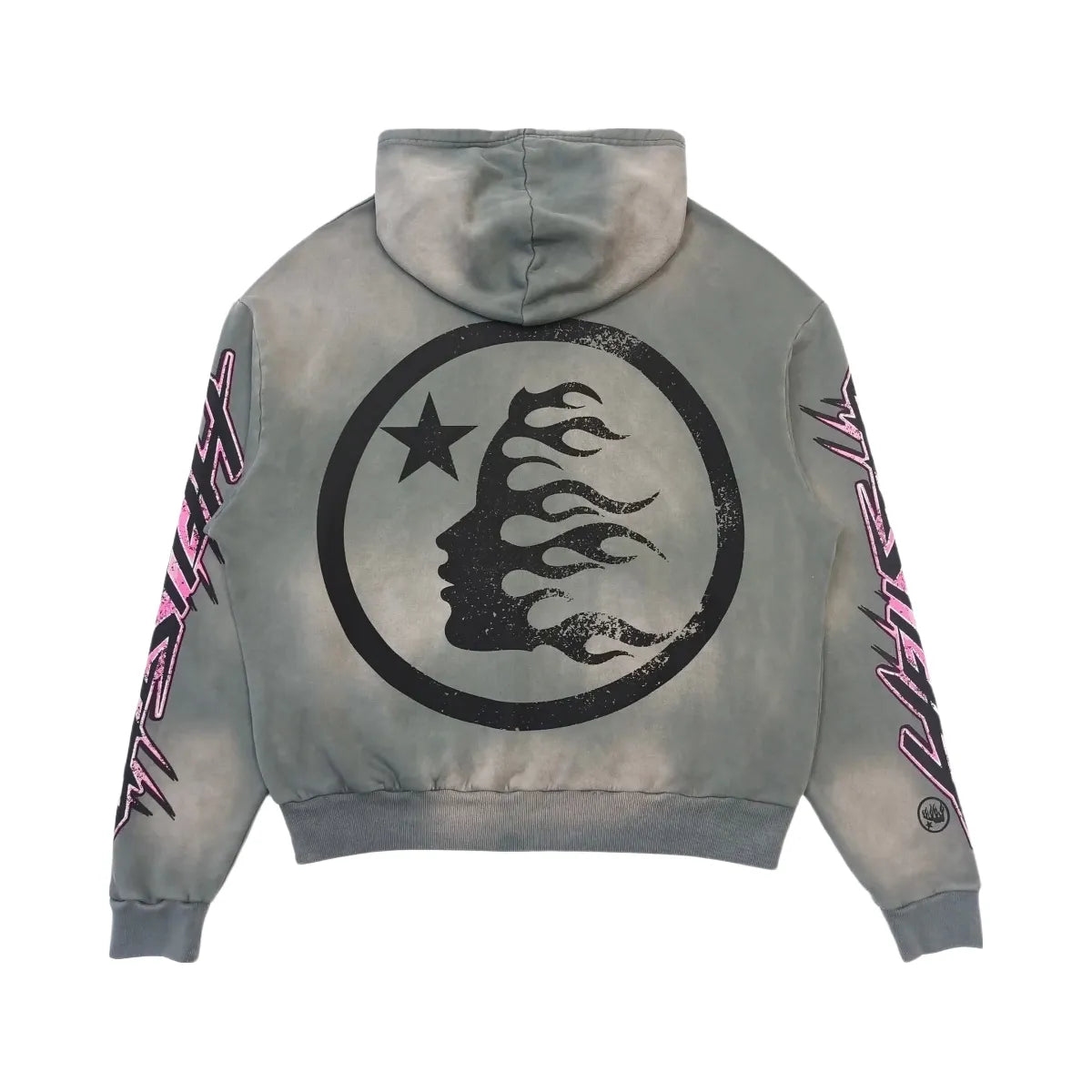 Hellstar Future Flame Hoodie Grey
