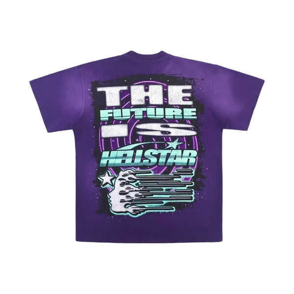 Hellstar Goggles T Shirt Purple