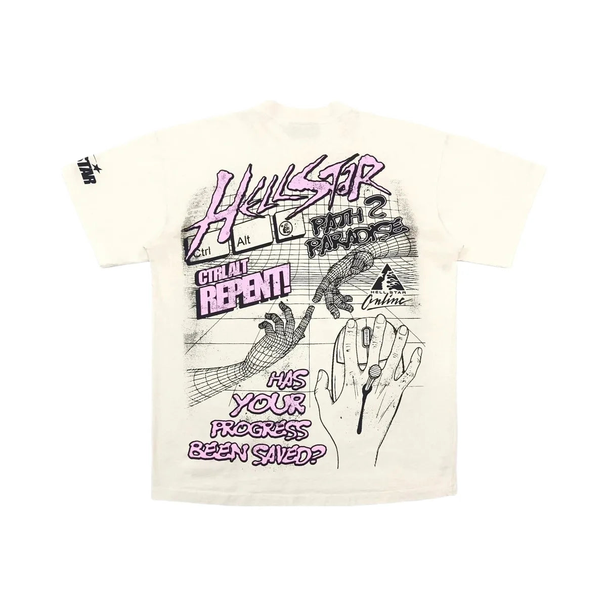 Hellstar Online T Shirt White