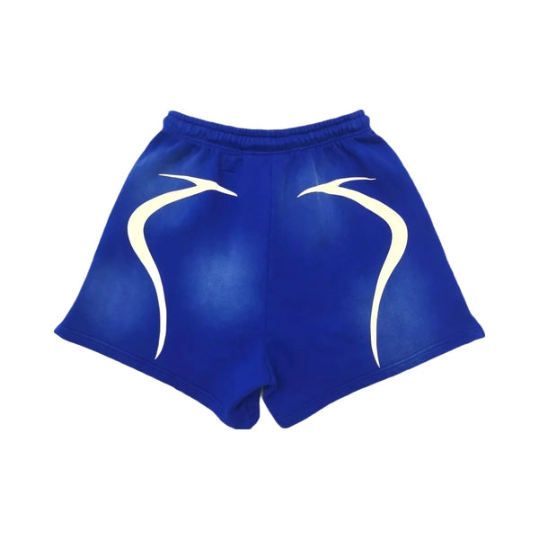Hellstar Warm Up Shorts Blue