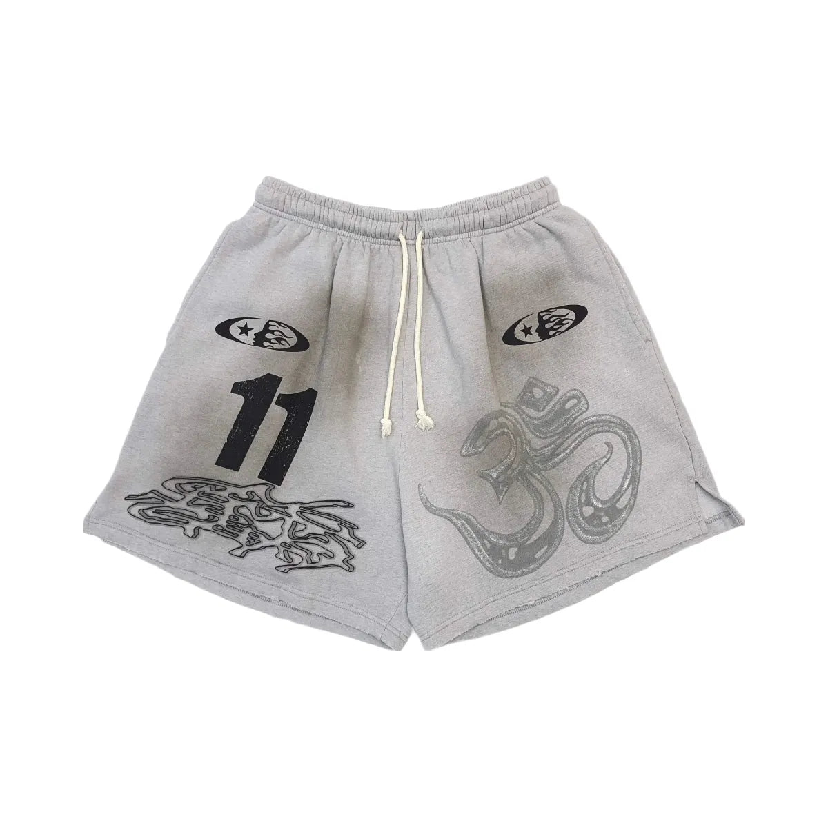 Hellstar Yoga Shorts Grey