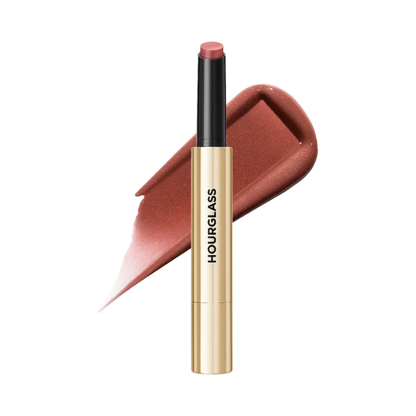 Hourglass Phantom Volumizing Glossy Balm Secret 85 - Deep Rose with Rose Gold Pearls