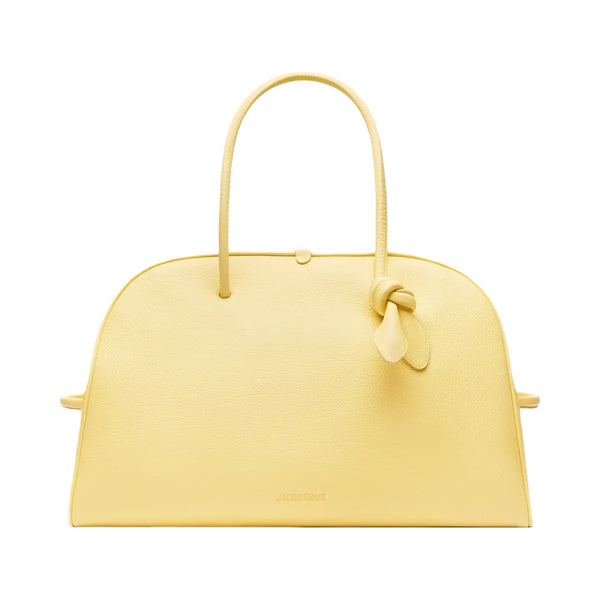 Jacquemus The Large Turismo Large Soft Bowling Bag Light Yellow