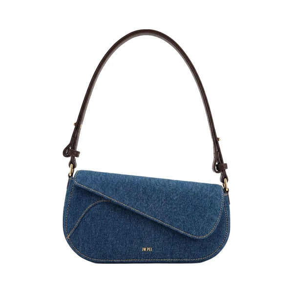 JW PEI Addisyn Shoulder Bag Blue Denim