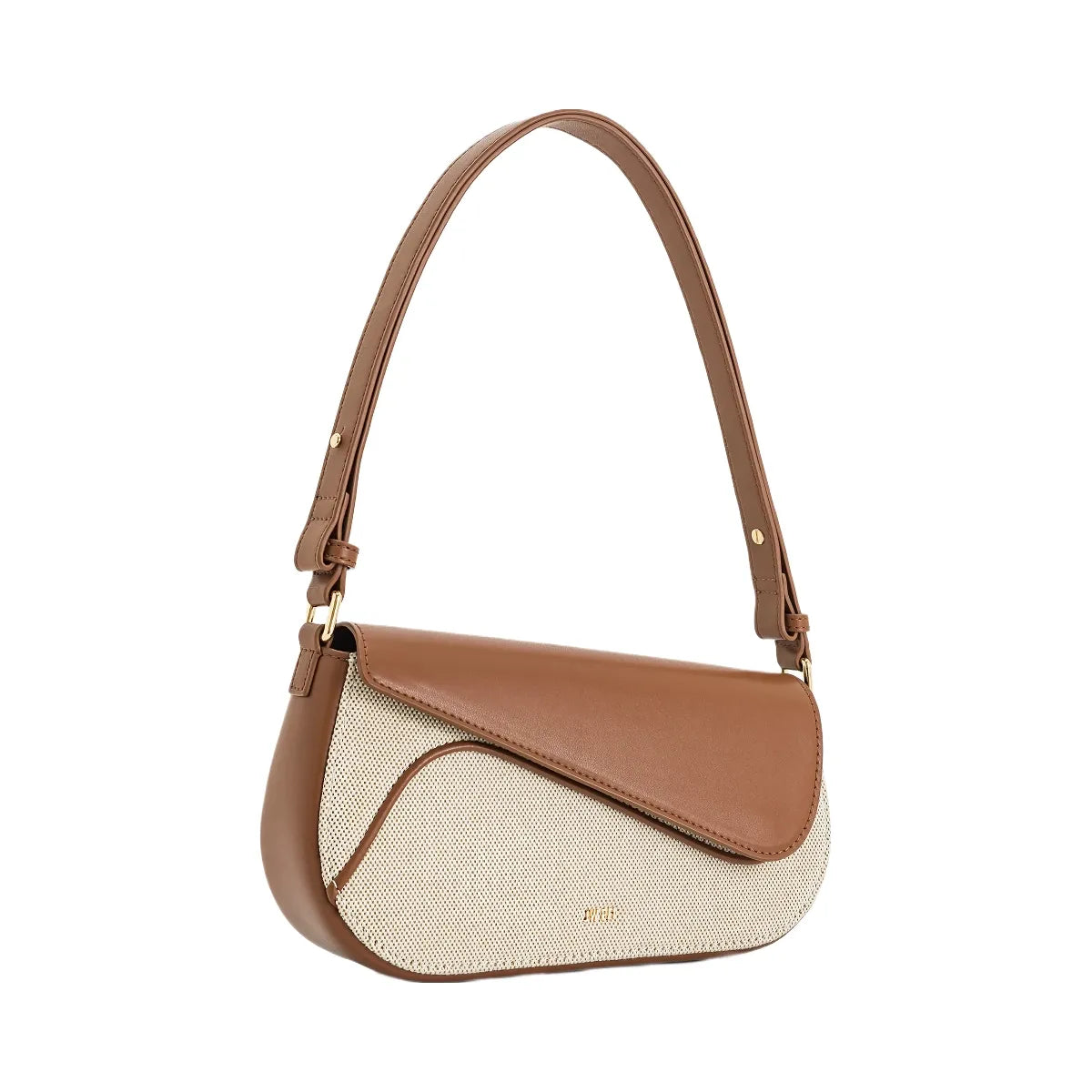 JW PEI Addisyn Shoulder Bag Brown Canvas