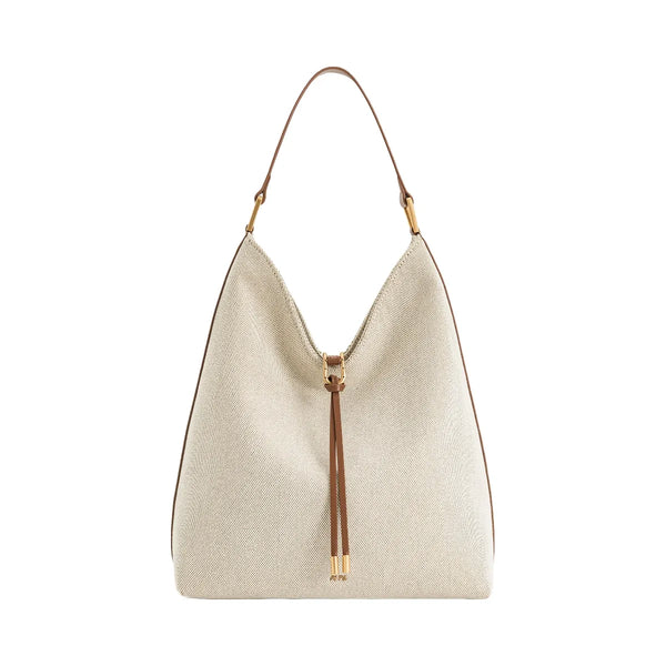 JW PEI Aria Shoulder Bag Brown Canvas