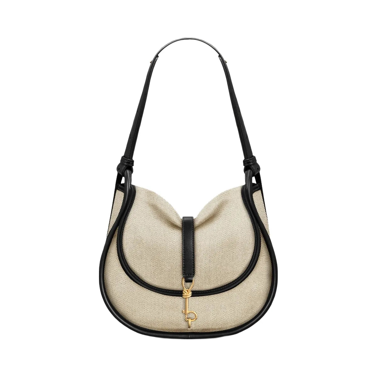 JW PEI Arla Small Hobo Bag Black Canvas