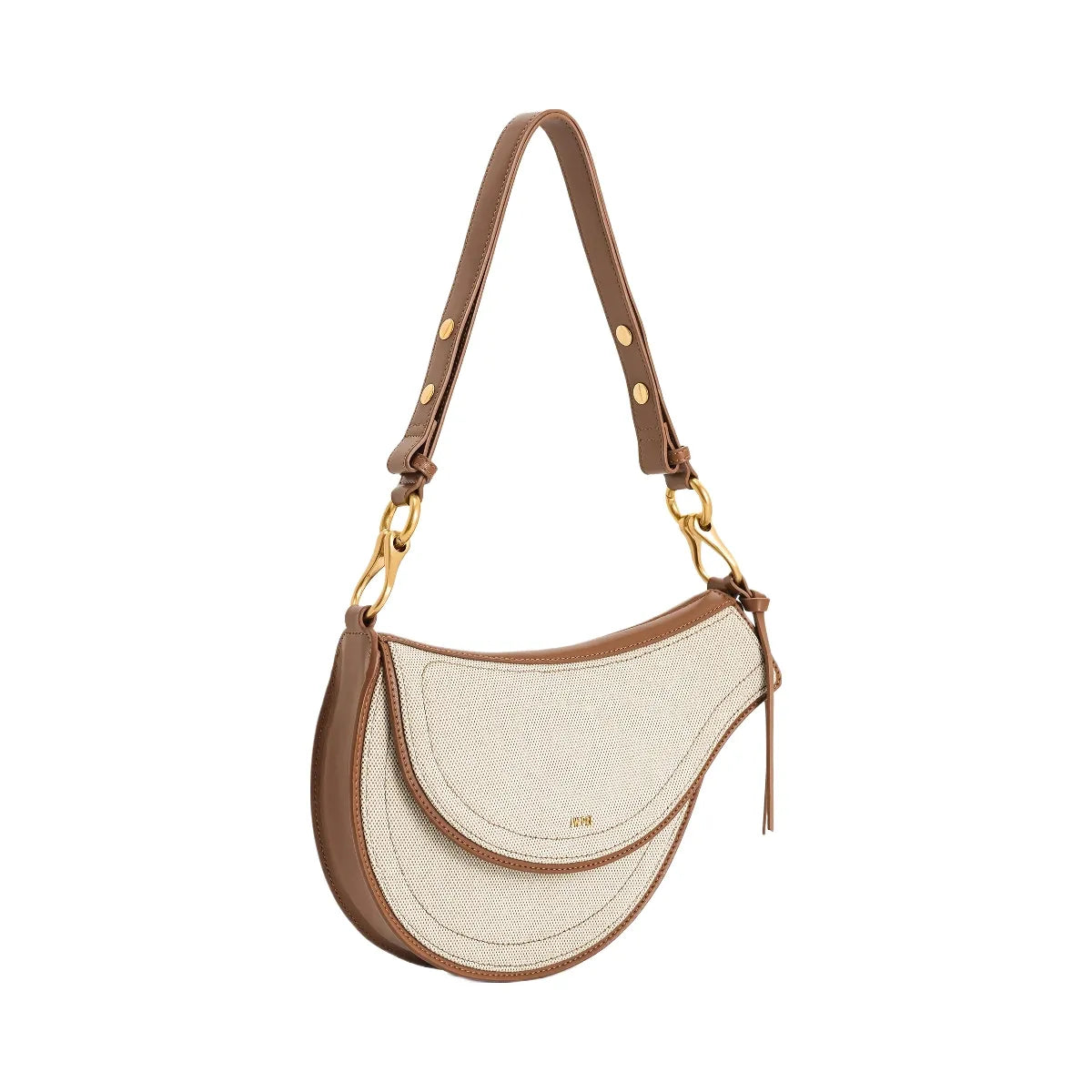 JW PEI Ashlie Crossbody Bag Brown Canvas