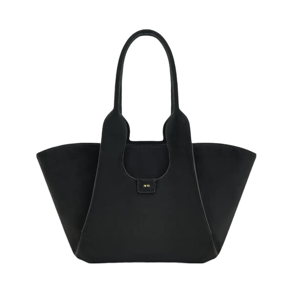 JW PEI Cara Faux Suede Tote Bag Black