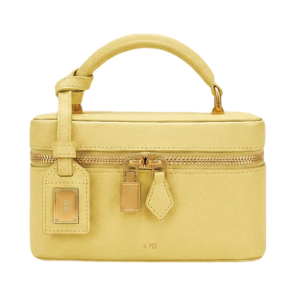 JW PEI Cleo Box Shape Top Handle Bag Yellow