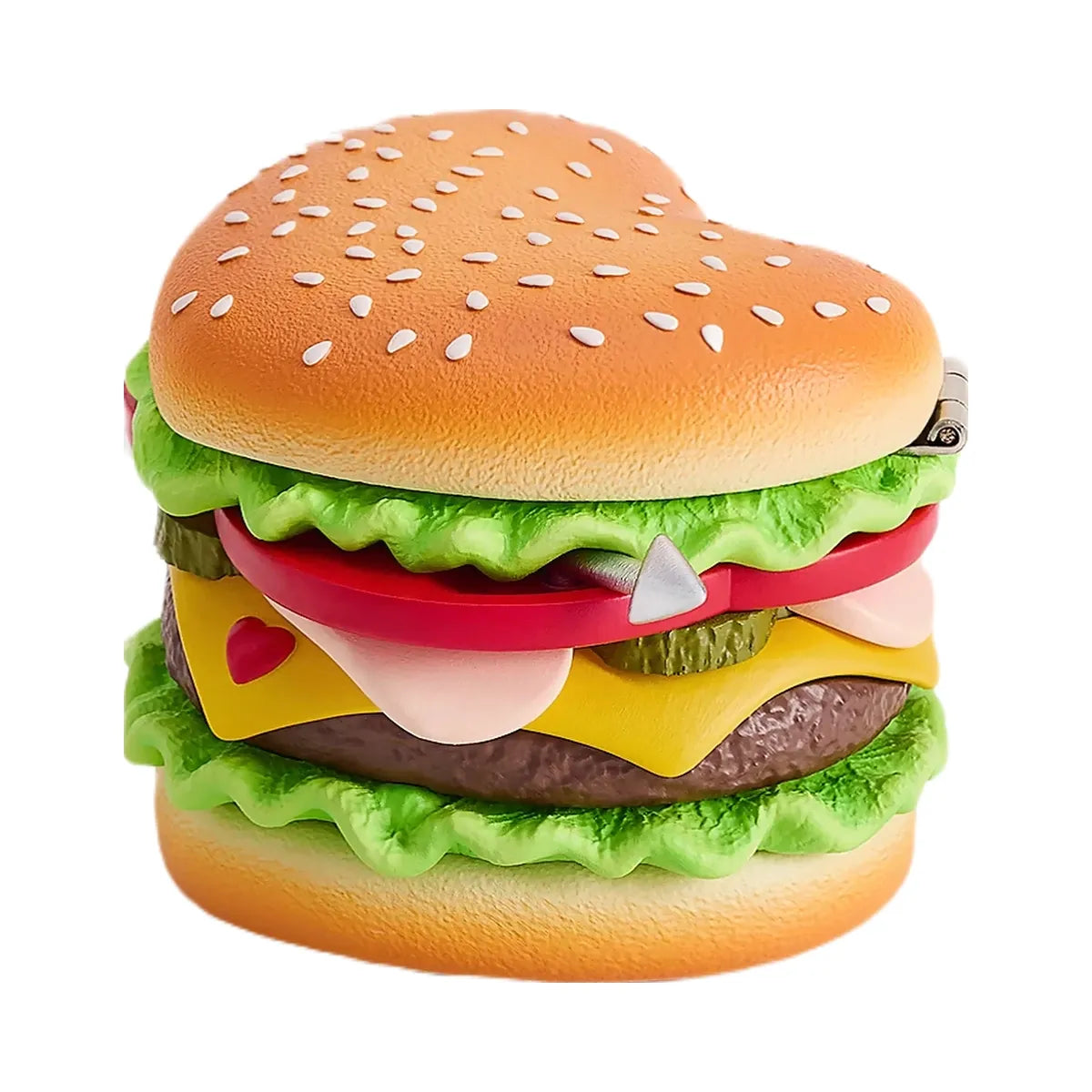 JW PEI Heart Burger Novelty Clutch Bag Multicolor