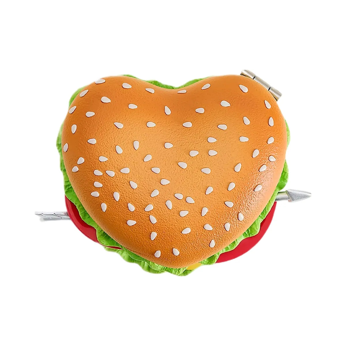 JW PEI Heart Burger Novelty Clutch Bag Multicolor