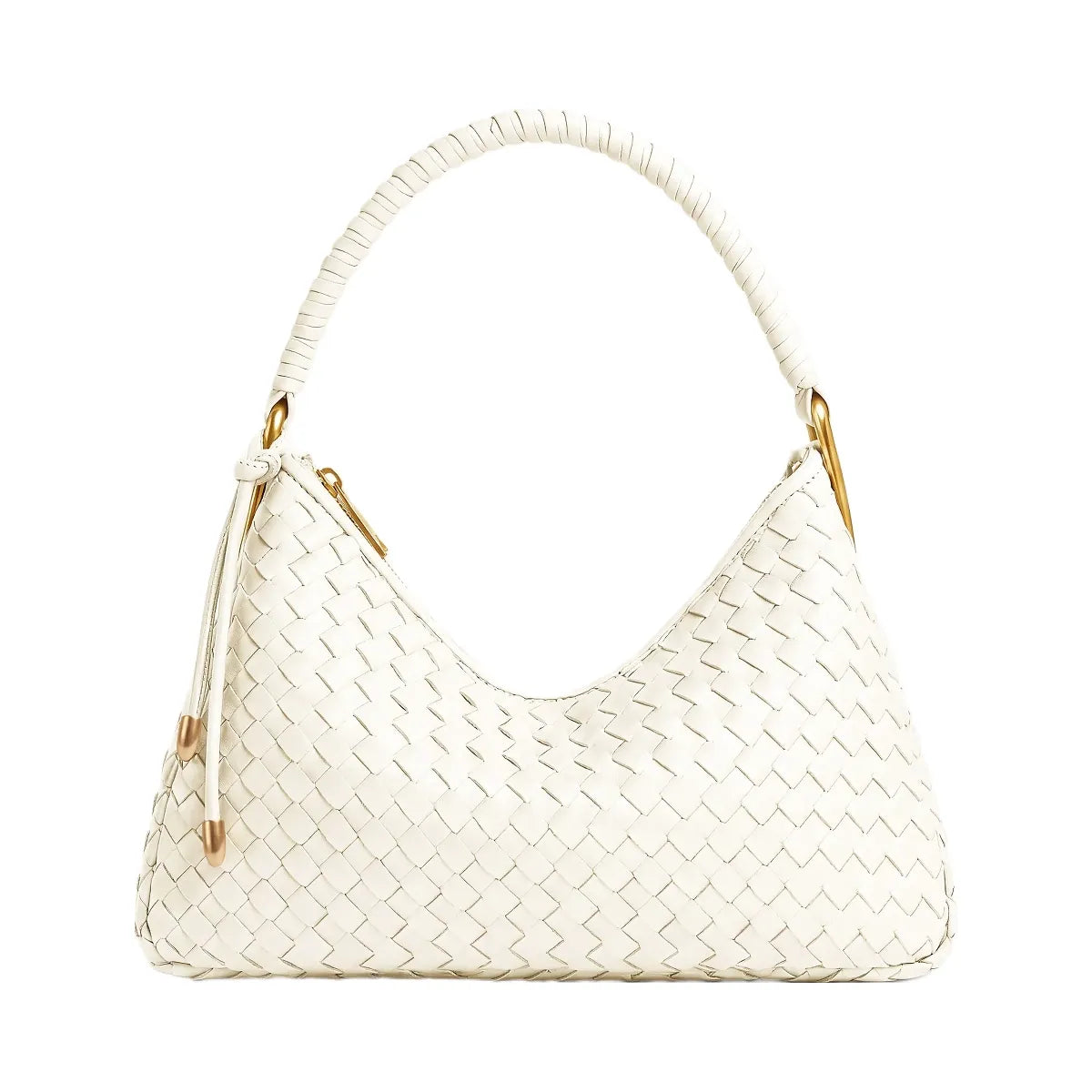 JW PEI Lorena Woven Shoulder Bag Ivory
