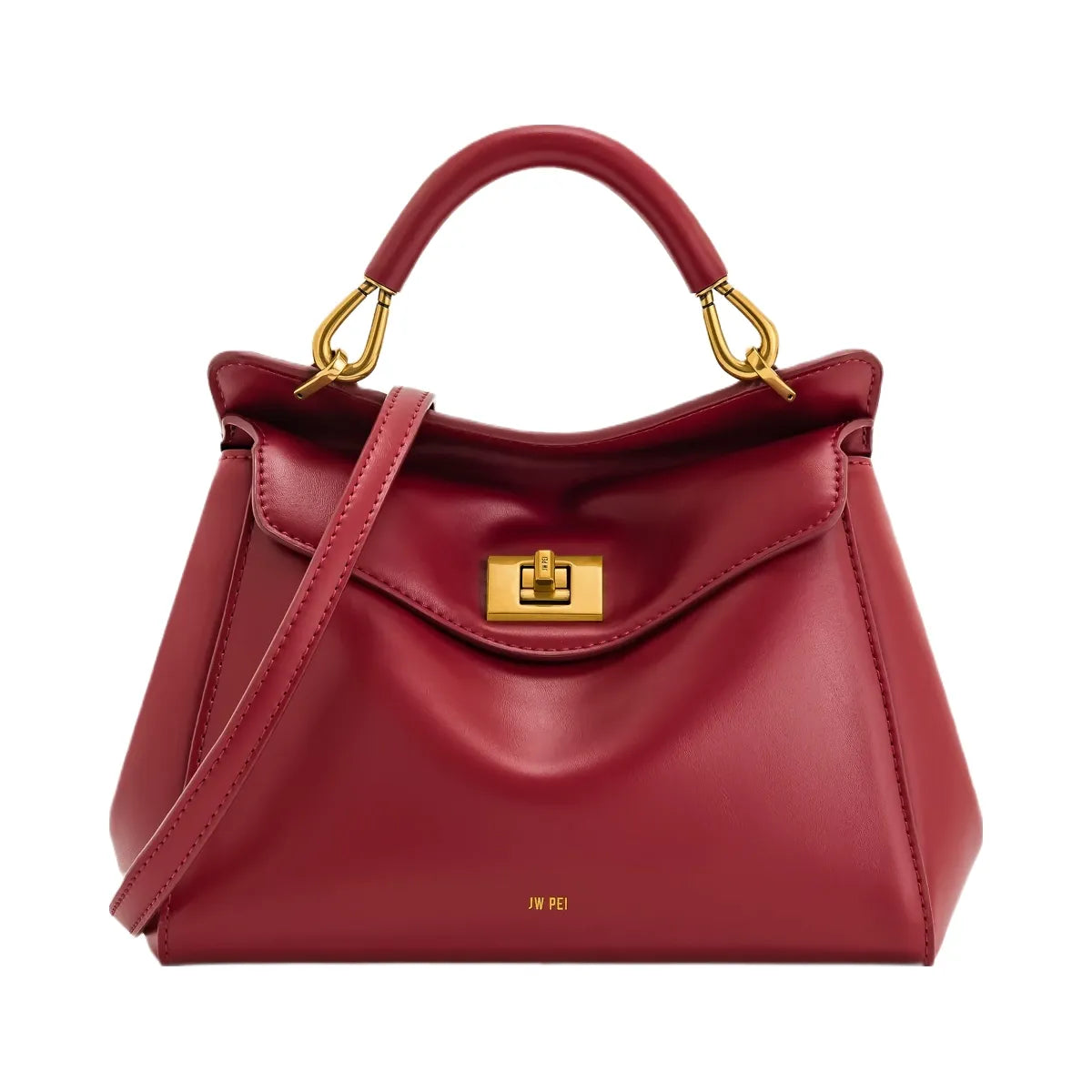 JW PEI Lucia Classic Top Handbag Claret